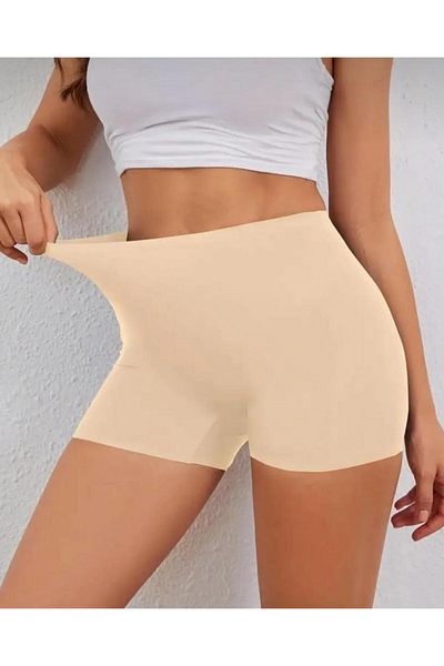 S&W SWEET WOMEN Дамски боксерки, безшевни плетени боксерки без следи (цвят на кожата)