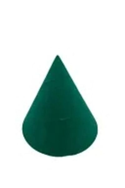MeGass Dekor Domestic Production Funnel Model Suede Fabric Green Color 8/8 cm Bracelet-Watch Display Stand