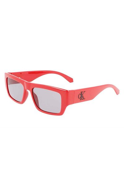 Calvin Klein Jeans Ckj 22635S 600 54 Unisex Rectangular Red Bone Sunglasses
