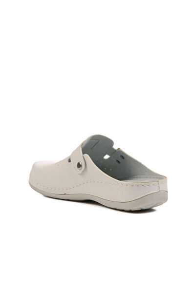 AYAKMOD Білі анатомічні чоловічі капці Sabo 52.002 M