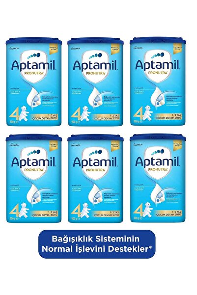 Aptamil 800 Gr 4 Numara Devam Sütü 6 Lı Paket