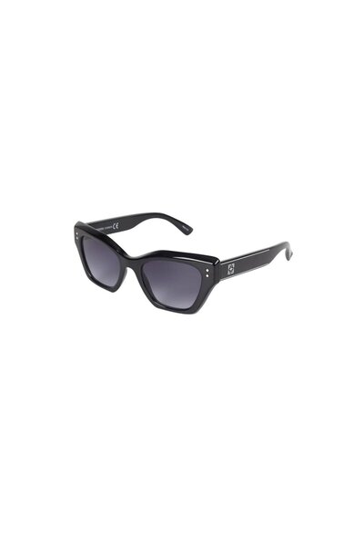 Ferfarini Ferfarani FF 429 800J 49 Kadın Cat Eye Siyah Kemik Güneş Gözlüğü