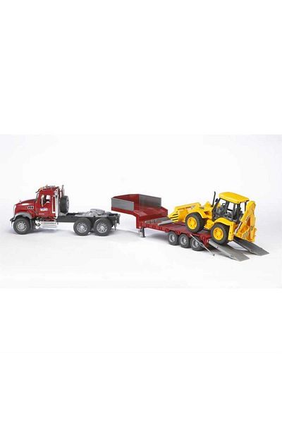 Bruder شاحنة ماك جرانيت JCB تحمل Br02813