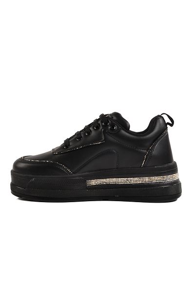 AYAKMOD Black High Sole Women's Sports Shoes 1182 Z