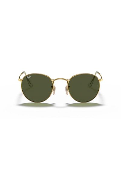 Ray-Ban Rb 3447 001 53 Kulaté kovové unisex zlaté kulaté kovové sluneční brýle