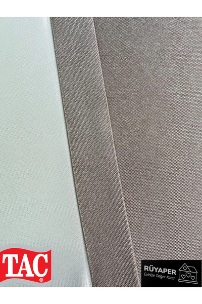 Taç Dreamper Mink Color Linen Blackout Blackout Curtain Straight Sewing No Pleats Washable Ironing