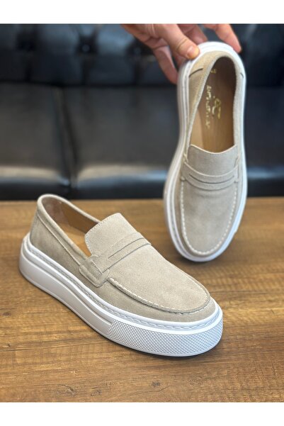 Avni Ceylan Suede Leather Comfortable Ballerina Shoes