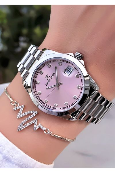 Daniel Klein Original 2 Years Warranty Invoiced Steel Cord Women's Watch Bracelet Gift