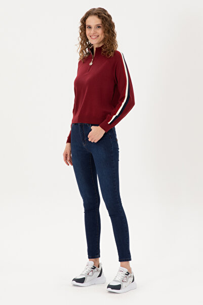 U.S. Polo Assn. Kadın Koyu Mavi Jean Pantolon 50289332-DN0023