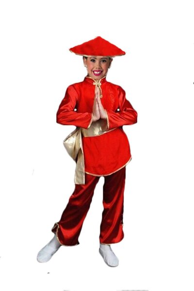 Masal Kostüm Çinli Kız Çocuk Kostümü Uk-23