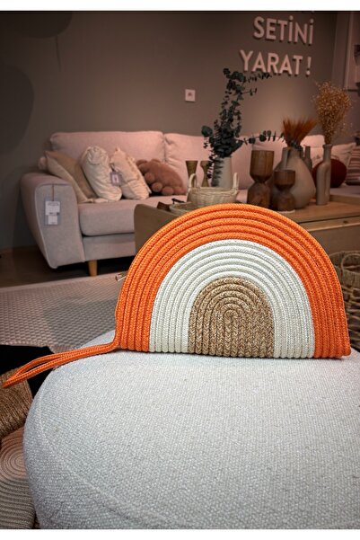 MaVaux Moss Zippered Straw Jute Vegan Clutch Bag