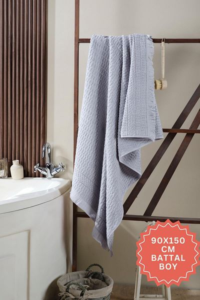 Zeynep Tekstil Bath Towel 90X150 cm 100% Cotton Daphne Model