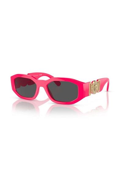 Versace 4361 531887 53 - Pink Oval Bone SunGlasses Women
