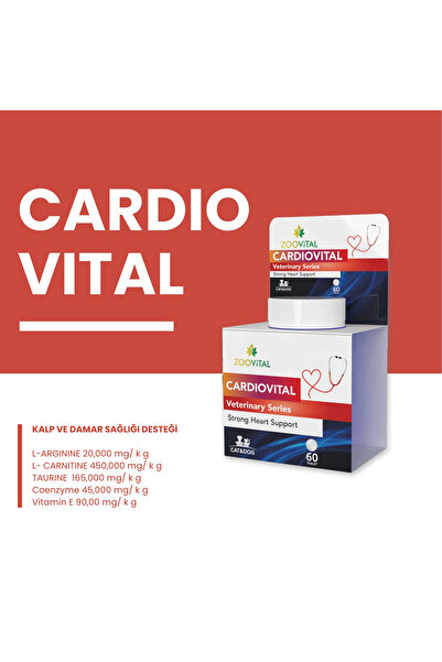 Zoovital Cardiovital Kedi Ve Köpekler Için Kalp Desteği