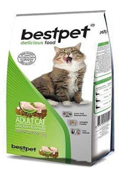 Bestpet Yetişkin Kediler Için Tavuk Etli Kuru Mama 1 Kg