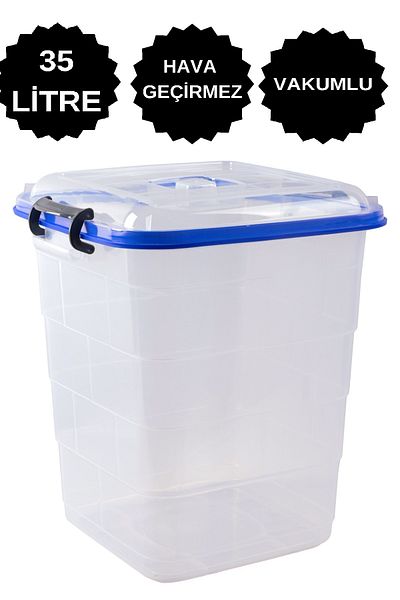 DEEMBRO New Mega Size 35L Vacuum Silicon Storage Box for Sugar and Rice in Reverse Production