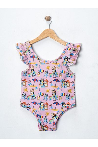 MAXI DRY Patterned Girl's Swimsuit 1-5 Years