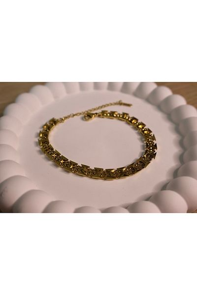 Mia Gold Color Steel Bracelet