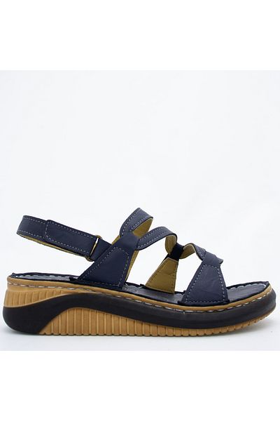 CONSUELO Sandale ortopedice din piele cu velcro 10233