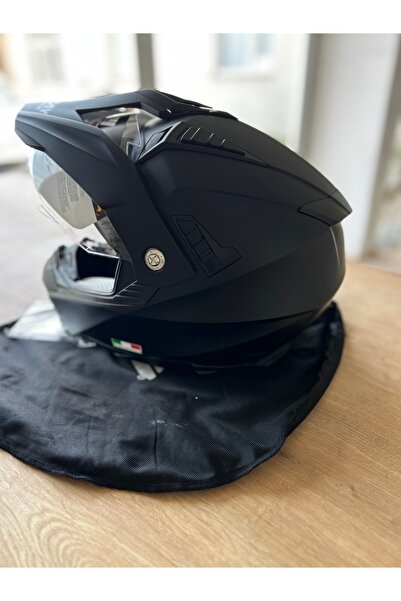 Sway SW X60 Solid Mat Black Cross Kaskı