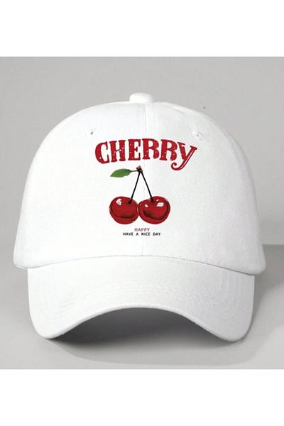 POPULUS Καπέλο Unisex με στάμπα Cherry