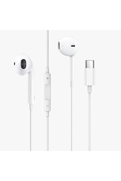 IQ TOUCH USB-C Stereo In-Ear Earphones SOLO S9S, Wired, 1.2m, Inline Controls, White