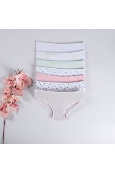 Little Miny Kids Minykids Patterned 7-Piece Panties Set