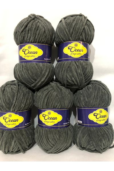Selen Soft Textured Velvet Hand Knitted, 5 Pieces 100 Gr 120 Mt