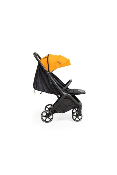 Baby2Go Otomatik Katlanan Kabin Boy Bebek Arabası Calico Sarı