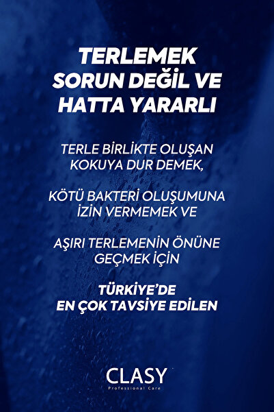 Clasy Care Aşırı Terleme Önleyici Antiperspirant Beyazlatıcı Etkili Roll-on 50 Ml