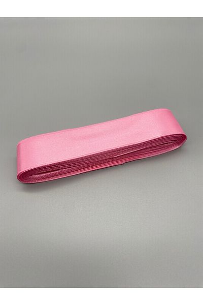 Ak Tuhafiye Pink 3 cm 10 Meters Satin Ribbon No:15 Bundle-Ornament-Decor