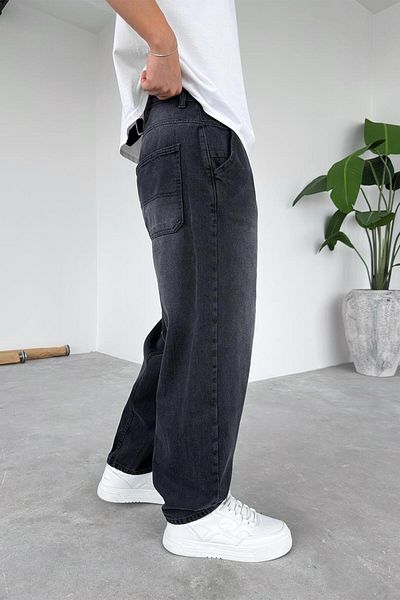 HAFKAGİYİM Soft Smoked Belt Detail Baloon Fit Pants