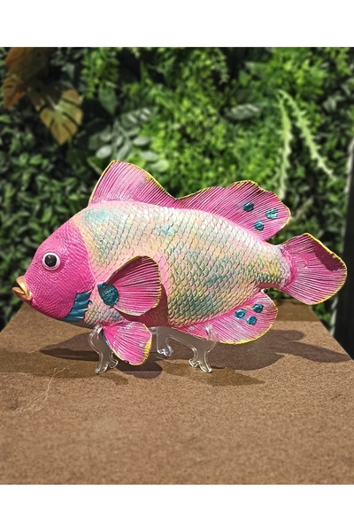 Tuzun Ruhu dekoratif duvar ve masa süsü balık biblo obje