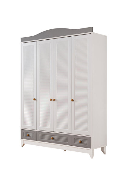 miracool Tokyo 4 Kapılı Dolap / Gardrop / Ücretsiz Kurulum / 4 Kapaklı Gardrop