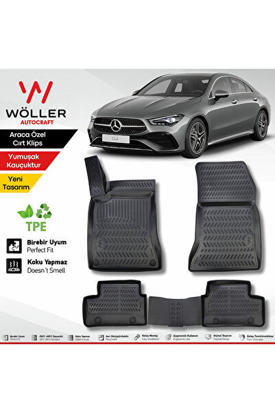 wöller Mercedes Cla Paspas 2019 2025 Arası Uyumlu 3d Havuzlu Paspas
