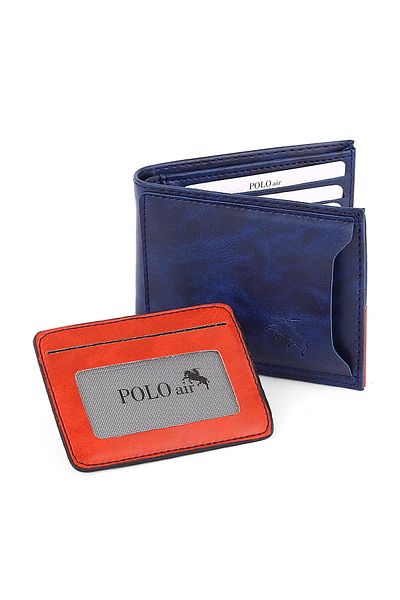 Polo Air Men's Groom's Bundle Special Boxed 3-Piece Professional Daily Set: Belt, Wallet and Card Holder