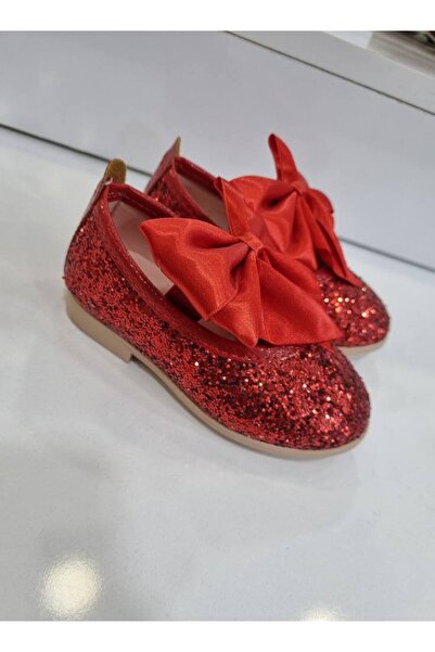 Ege Kids KIZ ÇOCUK KIRMIZI SİMLİ ORTOPEDİK BABET