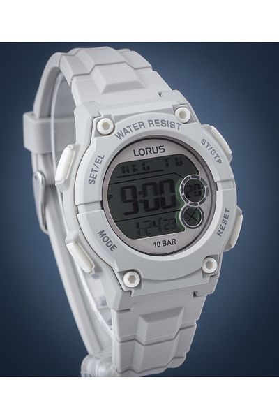 Lorus Ceas unisex R2335PX9 Sport Gri argintiu cu cadran gri