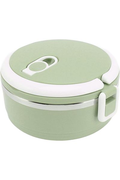 British Chef Lunch Box 600ml, Portable Stainless Steel Thermal Insulated Rice Nooddles Lunch Box Single Layer