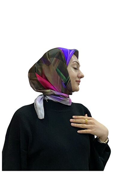 Aker İpek Krep Saten Eşarp 9043701