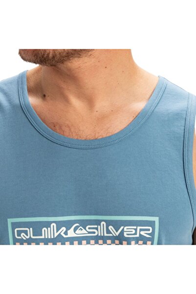 Quiksilver Ev Sun Dagger Tank Men's Blue Undershirt Men's Underwear Eqyzt08047