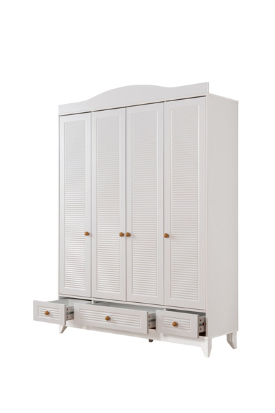 miracool Allende 4 Kapılı Dolap / Gardrop / Ücretsiz Kurulum / 4 Kapaklı Gardrop