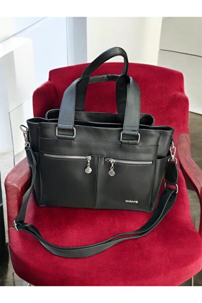 rinkadoll Нов дизайн, висококачествено изработване Черна чанта Magnus