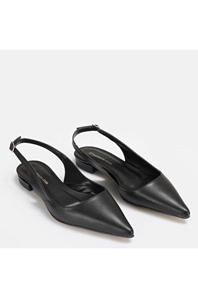 37Numara BÜYÜK NUMARA KADIN BABET 41-42-43-44- SİYAH CİLT