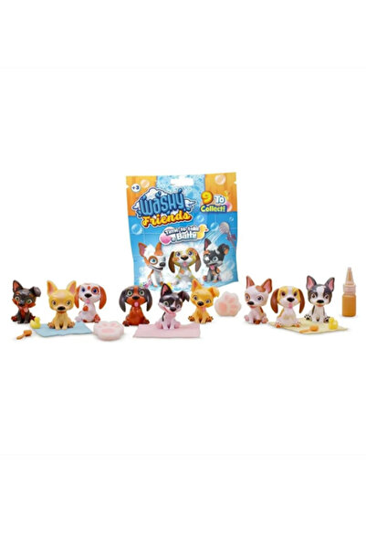 Unibon Washy Friends Aç Yıka Biriktir Renk Değiştiren Köpek Figürü 3 Adet