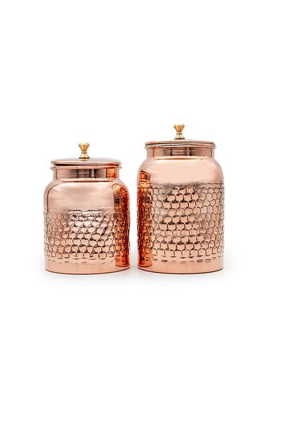 ANTEPSEPETİ Copper 2-Piece Honeycomb Spice Bowl