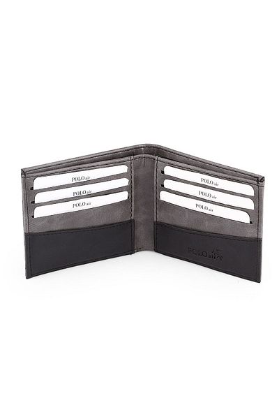 Polo Air Men's Groom's Bundle Special Boxed 3-Piece Professional Daily Set: Belt, Wallet and Card Holder