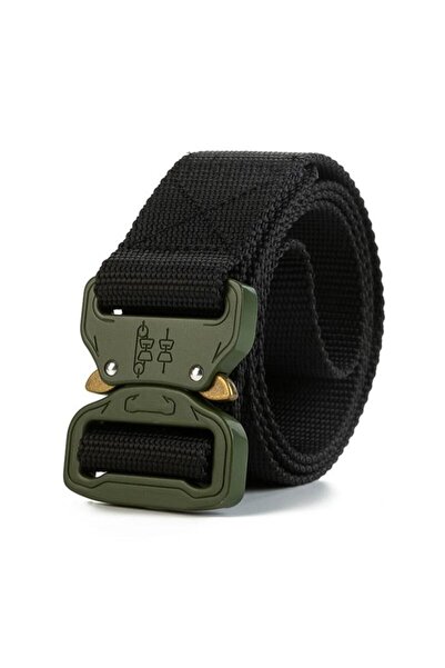 ELFİHAM Centura tactica de antrenament cu catarama Cobra (negru)