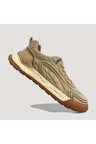 GAMELU Men's Casual Shoes Wine - Beige - 41