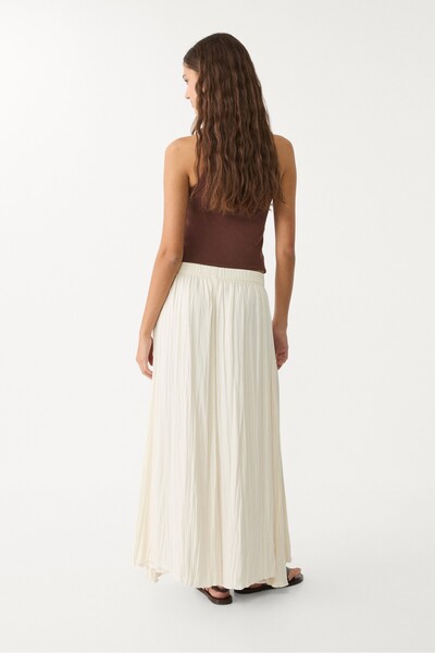 Stradivarius Long flowing satin skirt